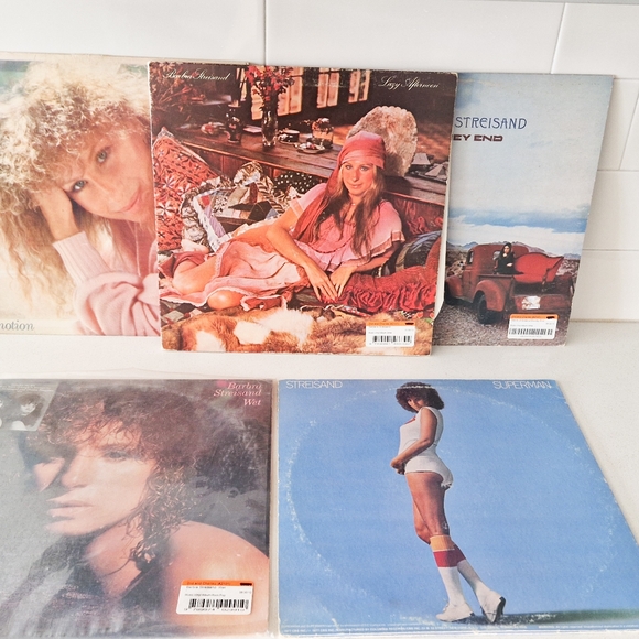 barbara Streisand Other - Vinyl Records Barbara Streisand Vintage Retro Music